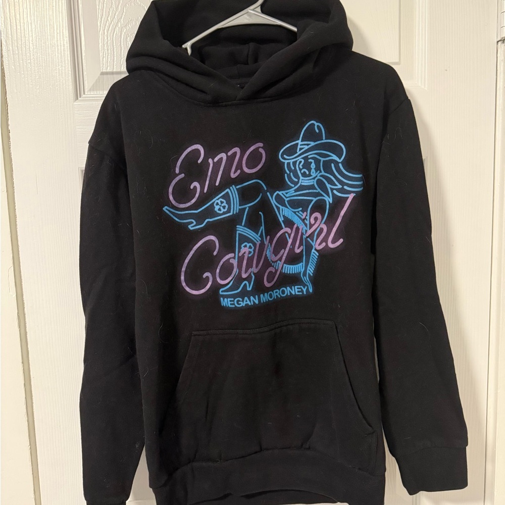 Megan Moroney Black Emo Cowgirl Hoodie